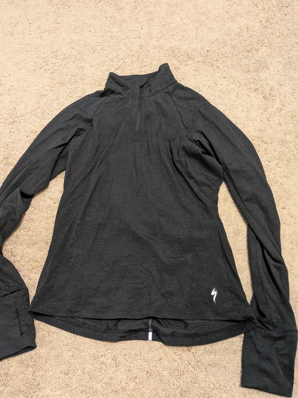 Specialized Women’s Cycling Long Sleeve jersey 1/4 Zip Mock NeckTop bundle 🖤 🟣